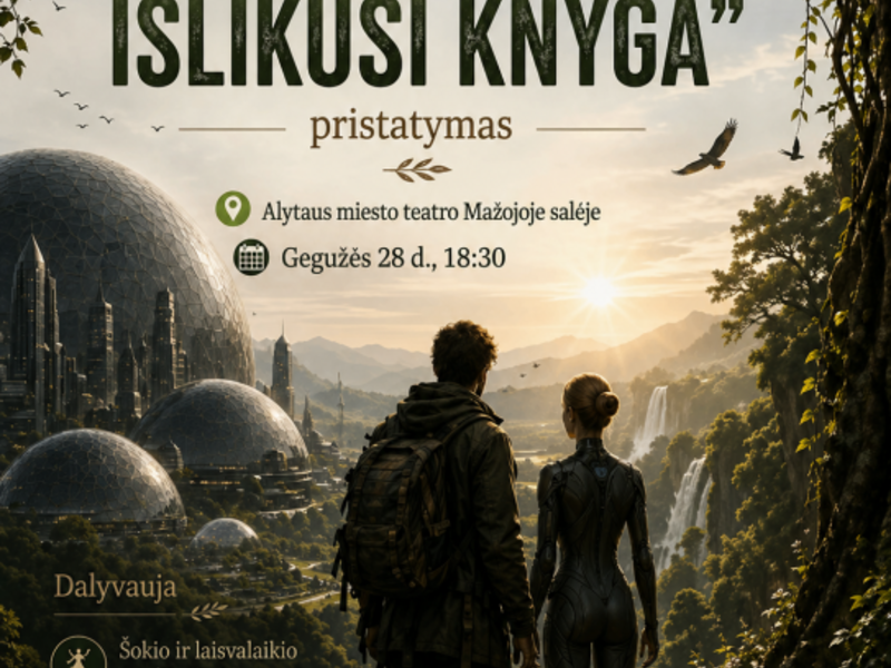 Knygos „Paskutinė išlikusi knyga“ pristatymas
