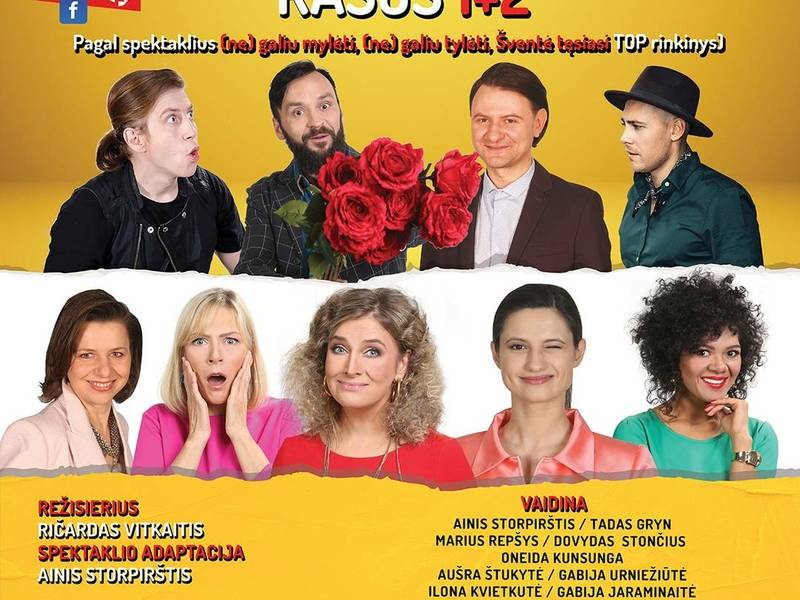 Pašėlusi komedija. Rasos 1+2