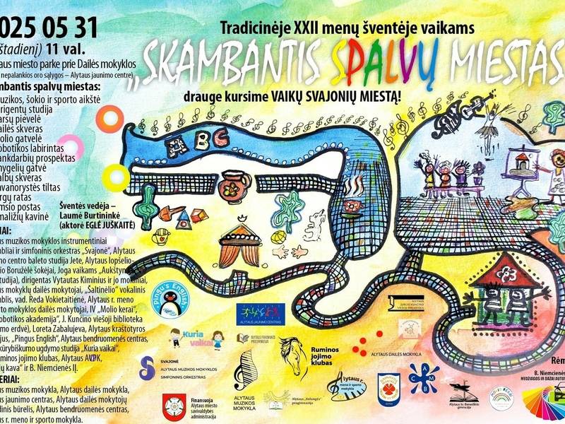 ,,Skambantis spalvų miestas''