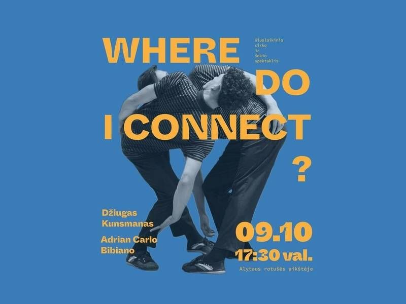 Šiuolaikinio cirko ir šokio spektaklis ,,Where do I connect?''