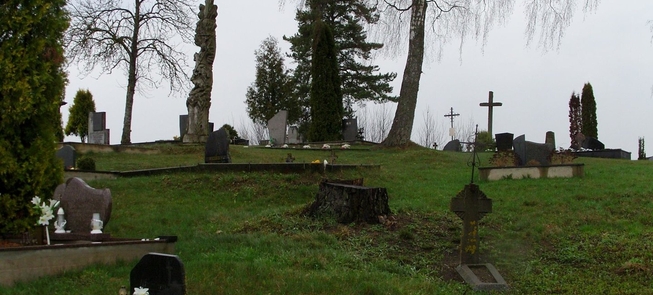 Grób litewskiego żołnierza Pranasa Kindersa