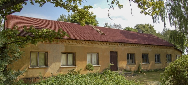 19 wiek dawny dworzec kolejowy Daugai (Bukaučiškiai).