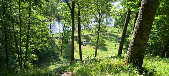 Góra zamkowa w Radžiūnai