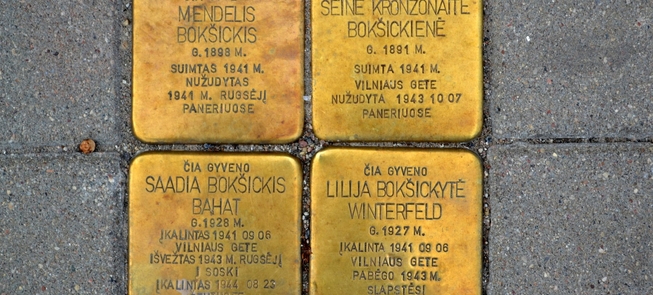 Kamienie pamiątkowe dla rodziny Bokšickich