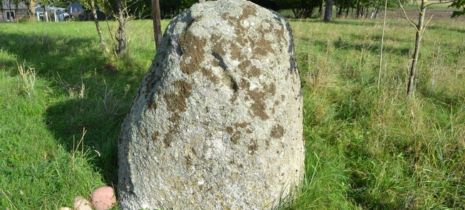 Kamień Silgion z "stopą"