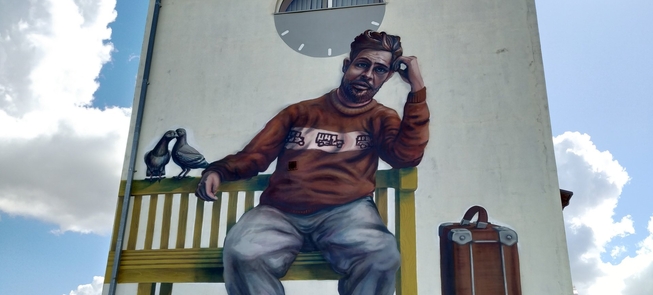 Czekający podróżny