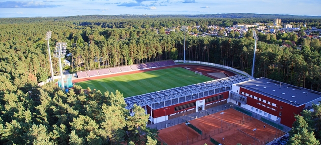 Atviri teniso kortai Alytaus stadione